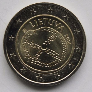 LITHUANIA - 2  € Euro commemorative coin 2016 - Baltic culture UNC - Picture 1 of 1