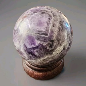 Natural Crystal Polished Dream Amethyst Decorative Sphere 2.5" - USA - Picture 1 of 4