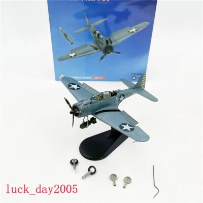 WLTK WWII US NAVY SBD Dauntless Carrier Dive Bomber 1/72 Diecast Aircraft Model Foto 1 de 4