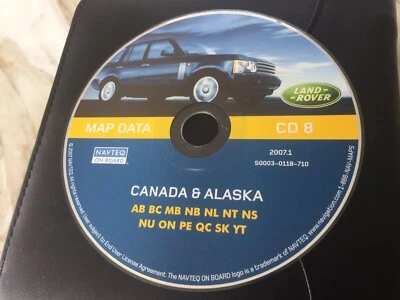 2000-2004 Land Rover Range Rover Navigation CD 8 S0003-0118-710-CANADA &ALASKA🟠 - Image 1 of 4