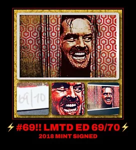 Jack Nicholson KUBRICK SHINING BLUNT GRAFFIX Lmtd Ed Fine Art Movie Poster Print - Picture 1 of 20
