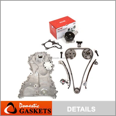 Kit de cadena de distribución bomba de aceite de agua compatible con 09-12 Scion tC Toyota Rav4 Camry 2,5 2,7 L Foto 1 de 4