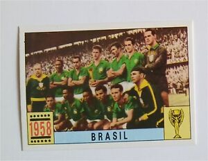 Calciatori Panini Mexico 70 sticker  History  1958 Brasil Team  Mint Rare