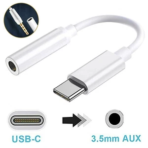 Adaptador USB-C para auriculares de audio auxiliar con conector tipo C a 3,5 mm - Imagen 1 de 4