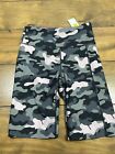 Calvin Klein Bike Shorts Size Xs Camo Spandex Performance Wick Athletic Pull On