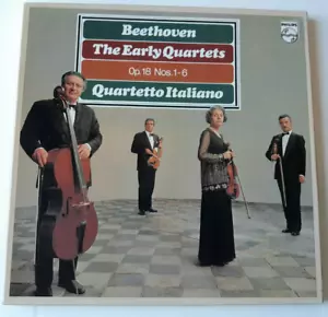 Beethoven Early Quartets Op. 18 (Quartetto Italiano) Philips 6998 025 3 LPs nm - Foto 1 di 5