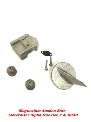 SAARWEBSTORE Anodensatz Mercruiser Alpha One Gen. 1 & M/MR Magnesium Anode Komplettsatz