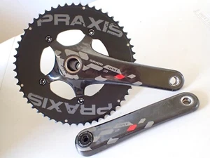 Crankset SRAM Red 22 crank set 54 42 Praxis 54T 42T 172.5mm 11 speed GXP BB DJ53 - Picture 1 of 18