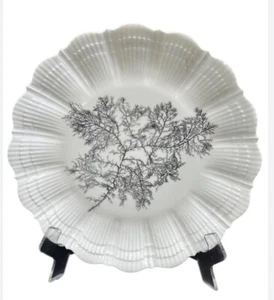 Giraud & Brousseau Limoges Black Coral 3 Dinner 3 Salad Plates - Picture 1 of 4