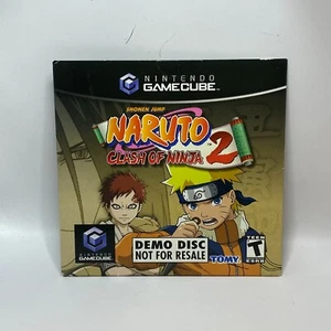 Disco de demostración Gamecube Naruto Clash Of Ninja 2 no probado para reventa - Imagen 1 de 2