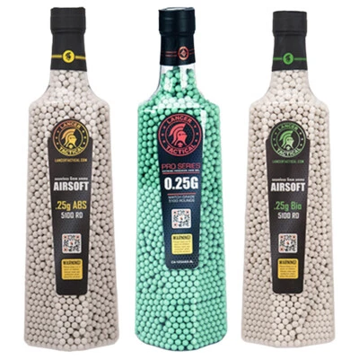 Lancer Tactical Match Grade .25g 6mm Seamless Plastic Airsoft BBs 5100ct. CA-125