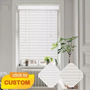 Venetian Blinds 50mm PVC Slats Window Blinds Privacy Shade (45-240) x 137/225 cm - Picture 1 of 12