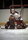 New York Rangers Ed Giacomin 1972 Old Ice Hockey Photo