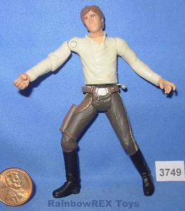 Star Wars 2002 Han Solo Endor Raid mit Quick Draw Action 3,75 inch Figur #2 - Bild 1 von 3