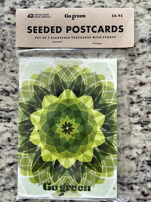 Go Green #4524 Seeded PostCards Set Sealed - Image 1 of 3
