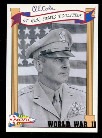 Richard E. Cole d. 2019 signed autograph auto Doolittle Raider WWII Trading Card Cover