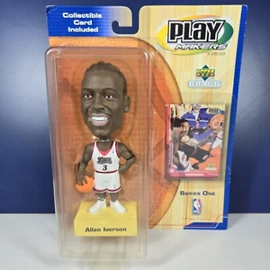 2000 Upper Deck Play Makers Allen Iverson 76'ers Bobblehead Series 1 - Picture 1 of 6