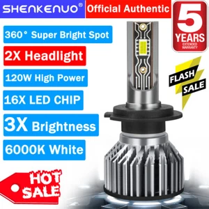 Para Honda Goldwing 1800 GL1800 2001-2017 2X H7 Motocicleta Faro LED Bombilla V2T - Imagen 1 de 8