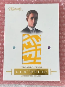 Reliquia de doble gema edición Keepsake 2023 Edoardo Fendi #DGR-EF de gran tamaño casi nueva 5"x7" - Imagen 1 de 5
