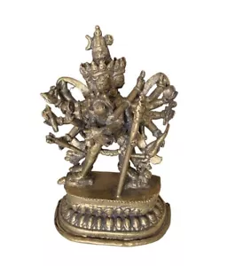Tibetan Sculpture of Chakrasamvara and consort Vajravarahi - Picture 1 of 11
