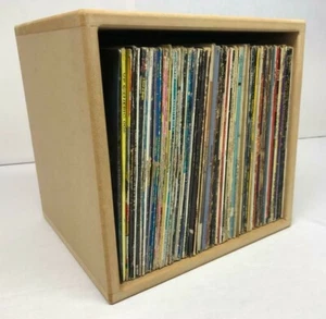 New Full Back - 12 inch Vinyl Record Storage Cube LP Cabinet