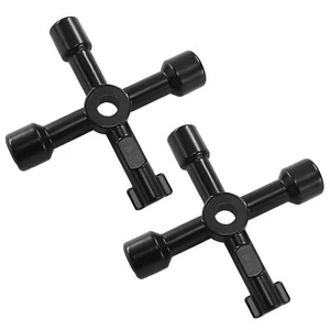 2PCS 4-Way Water Key Multi-Functional Utility Key 4 in 1 Water Spigot Key for... - Picture 1 of 5