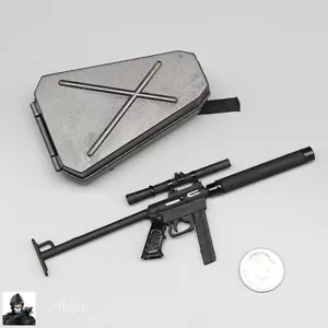 1:6 Villains Female Spy Matilda AR-7 .22 Sniper Rifle w/ Silencer & Backpack - Picture 1 of 5