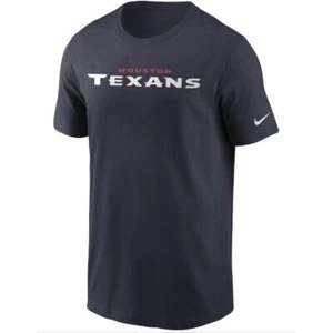 Nike Herren Texans Wordmark Essential T-Shirt Medium oder Regular Navy Houston Texans - Bild 1 von 9