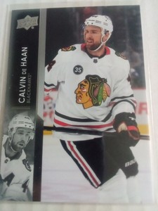 2021-22 Upper Deck Series 2 Calvin De Haan #290 Chicago Blackhawks