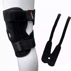 Neoprene Knee Support Black Patella Adjustable Elastic Brace Guard - Picture 1 of 5