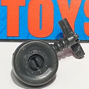 Vtg GI Joe Cobra Claw WHEEL wing landing gear original 1984 vehicle gray part - Picture 1 of 7