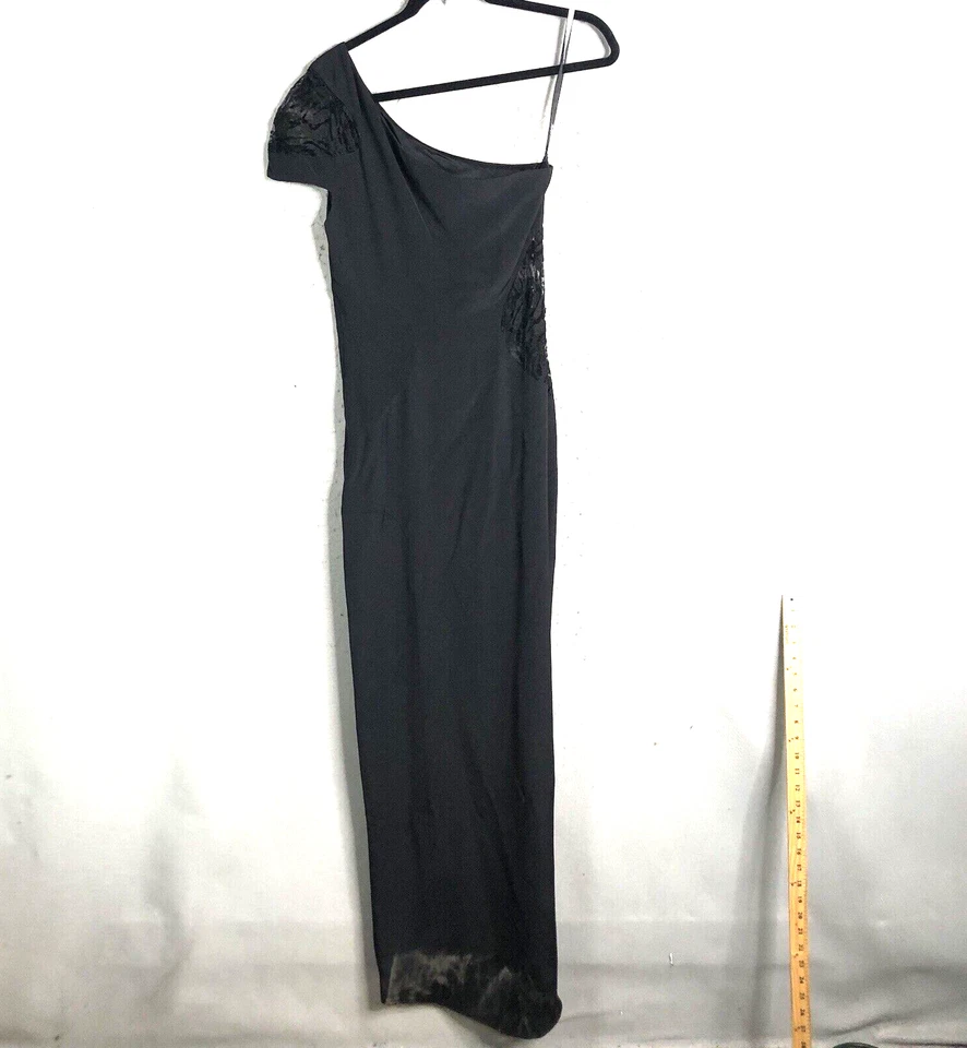 Vestido ML Monique Lhuillier para mujer 6 fuera del hombro vestido de cóctel baile formal Foto 1 de 4