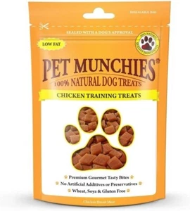 PET MUNCHIES CHICKEN TRAINING TREATS 50G - ALL NATURAL - Picture 1 of 1