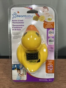 Dreambaby Yellow Rubber Duck Room Bath Thermometer Bath Toy No BPA NEW - Picture 1 of 5