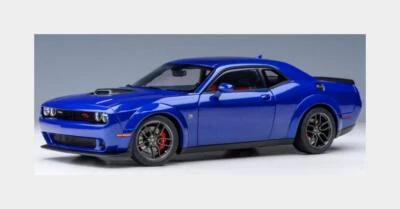 1:18 AUTOART Dodge Challenger R/T Scat Pack Widebody 2022 Indingo Blue AA71772 - Photo 1/2