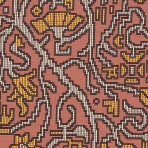 3 yds Maharam Paisley Brocade Jujube Paul Smith Fabric Free Ship! C7067 - Picture 1 of 2