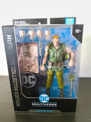 Figura DC Multiverse McFarlane Edición Coleccionista #14 Sargento Rock Nueva Sellada Foto 1 de 3