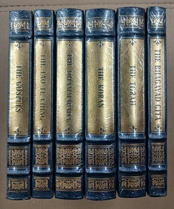 EASTON PRESS Sacred Writings of the World's Great Religions 6 Volume Leather - Imagen 1 de 10