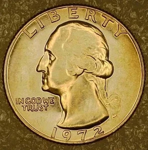 🔥 BU 1972 WASHINGTON QUARTER DDO W/ DDR VARIETY - Picture 1 of 11