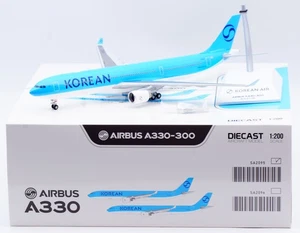 Modelo de avión a reacción fundido a presión 1:200 JC Wings Korean Air Air Airbus A330-300 HL8025 - Imagen 1 de 15