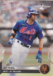 Tarjeta de postemporada 2022 Topps Now Jeff McNeil #PS-26. nrmt-mt - Imagen 1 de 1