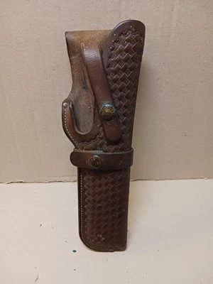 Винтажный H.H. Кожаная кобура для револьвера Heiser Maker #515 с Patern - Изображение 1 из 4