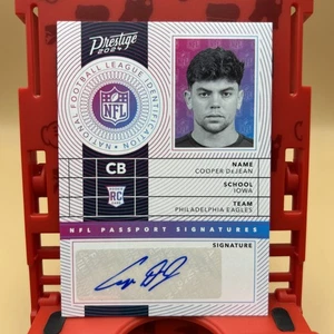 2024 Panini Prestige Cooper DeJean NFL Passport Signatures Rookie Auto #NPS-CDN - Picture 1 of 7