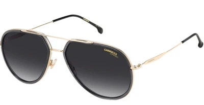 Gafas de sol Carrera unisex doradas/grises sombreadas con lentes grises piloto 295/S 0KB7 Foto 1 de 3