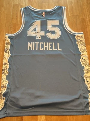 Donovan Mitchell Signed/Autographed Cleveland Cavaliers City Jersey Beckett Coa - Image 1 of 3