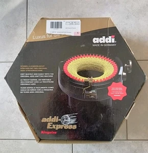 Addi Express Kingsize Strickmaschine 46 Nadeln Rund-und Geradestrick Top Zustand - Bild 1 von 18