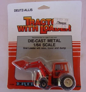 1986 Ertl Die-Cast Deutz-Allis Tractor With Loader 1/64 Scale 1266-NEW - Picture 1 of 1