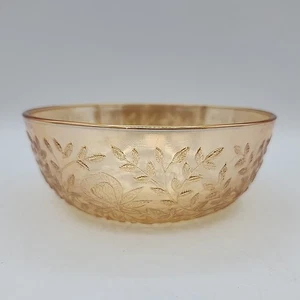 Vtg Jeannette Floragold Louisa Cereal/Individual Salad Bowl 5 1/4" HTF - Picture 1 of 7