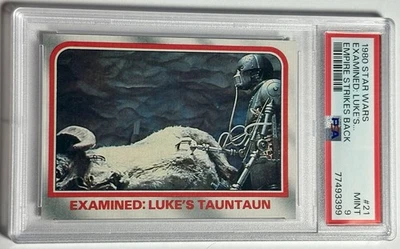 1980 Topps Star Wars Empire Strikes Back #21 Examined: Luke’s Tauntaun PSA 9 - Image 1 of 2