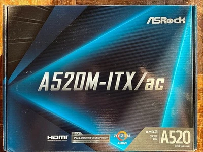ASRock A520MITXAC Socket AM4, AMD Motherboard - Image 1 of 4